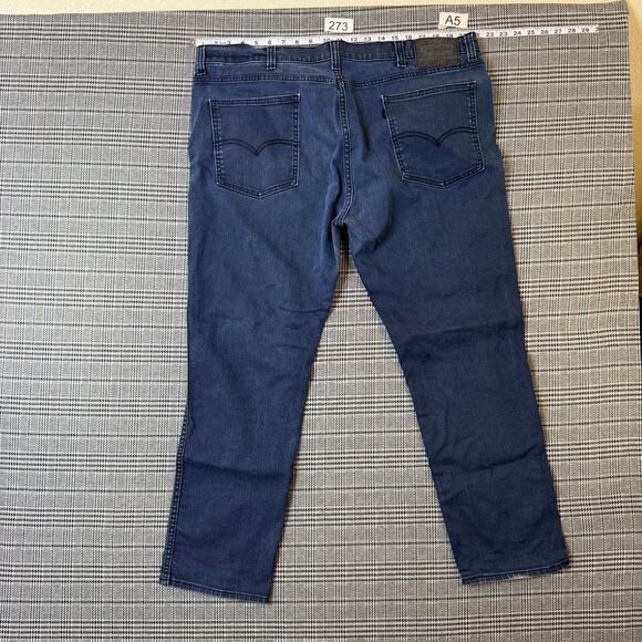 Levi's 511 Men's Jeans Dark Blue Denim Slim Fit Stretch Size 42x30 - Picture 1 of 10